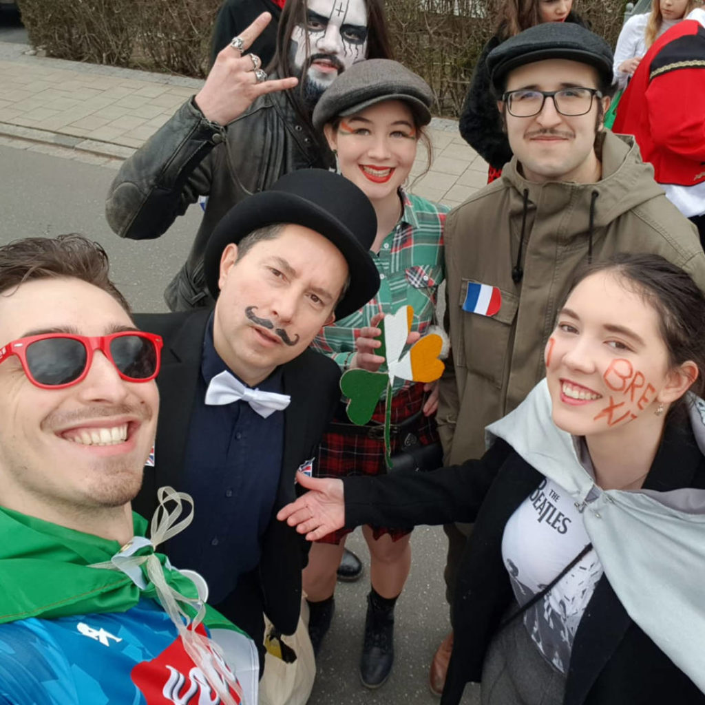 Jusos am Faschingsumzug Forchheim 2020