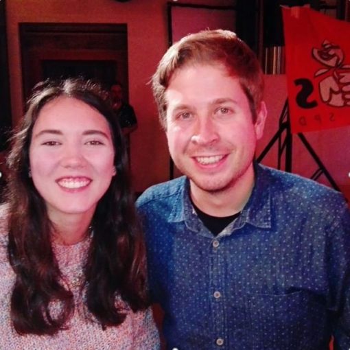 Lea Wolter und Kevin Kühnert