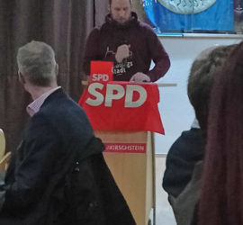 Marc Freisinger beim politischen Aschermittwoch in Kirchehrenbach